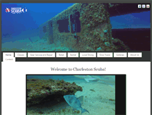 Tablet Screenshot of charlestonscuba.com